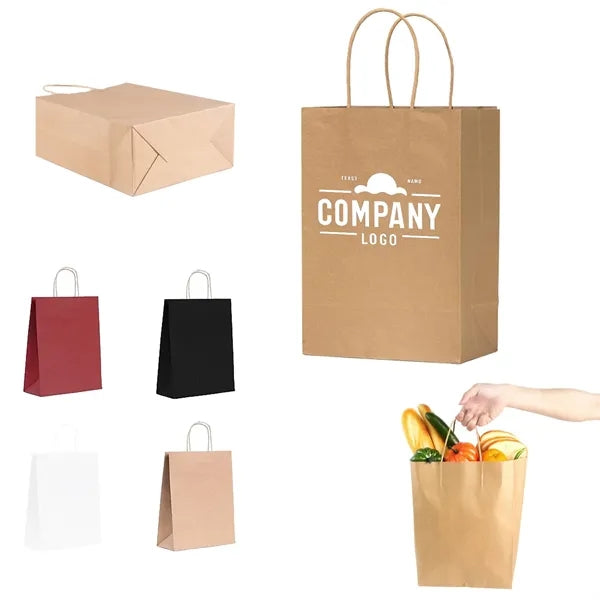 Kraft Paper Shopping Bag With Handle