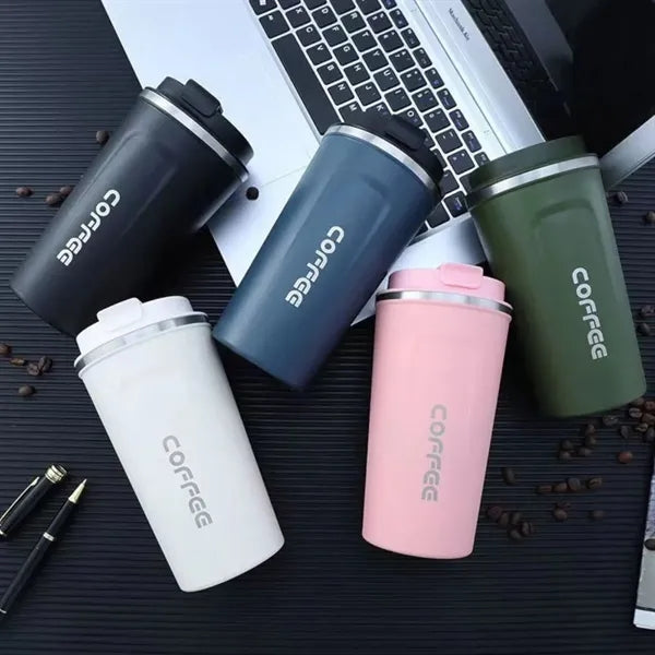 12Oz Insulated Coffee Mug With Lid