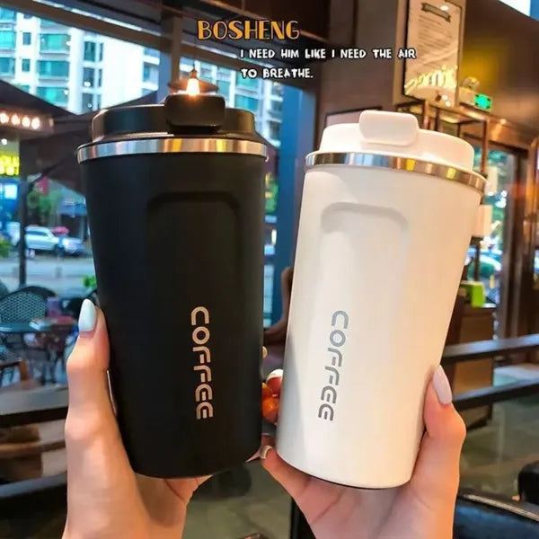 12Oz Insulated Coffee Mug With Lid