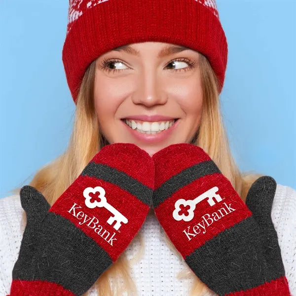 Jacquard Custom Color Mittens