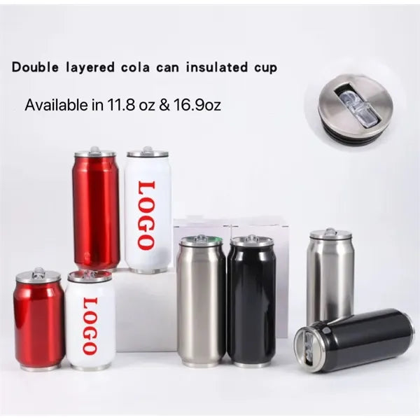 11.8oz Insulated Stainless Steel Coke Can Cup