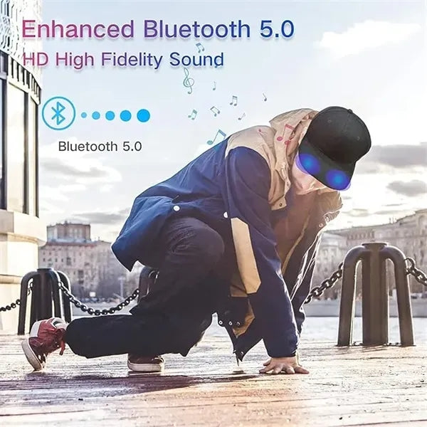 Bluetooth 5.4 Music Cap for Outdoor Sports