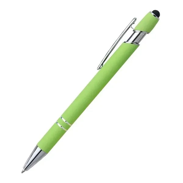 Press-to-touch screen ballpoint pen