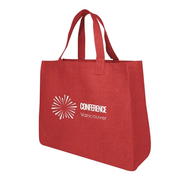 Juliet Jute Tote Bag
