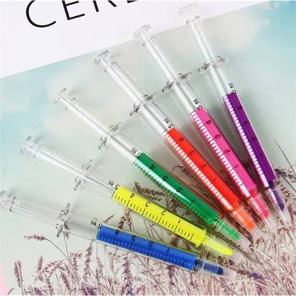 Syringe Highlighter Pen
