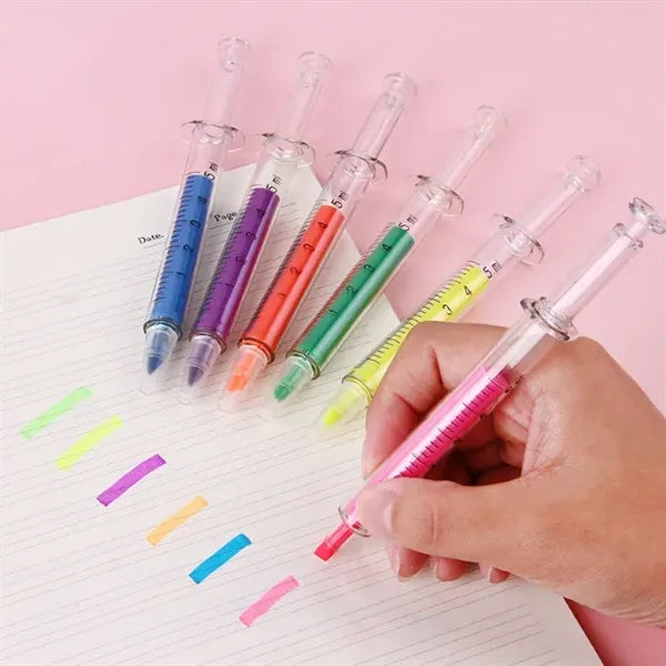 Syringe Highlighter Pen
