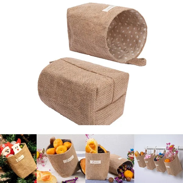 Cotton Linen Storage Basket