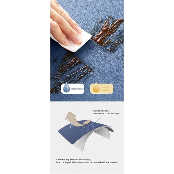 Round Leather Placemat