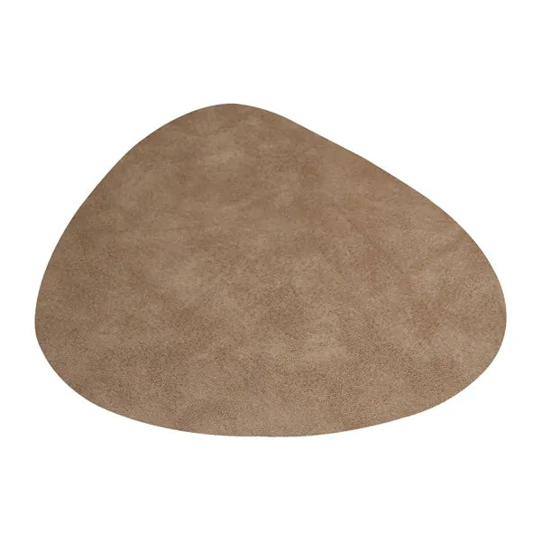 Drop Shaped Leather Placemat