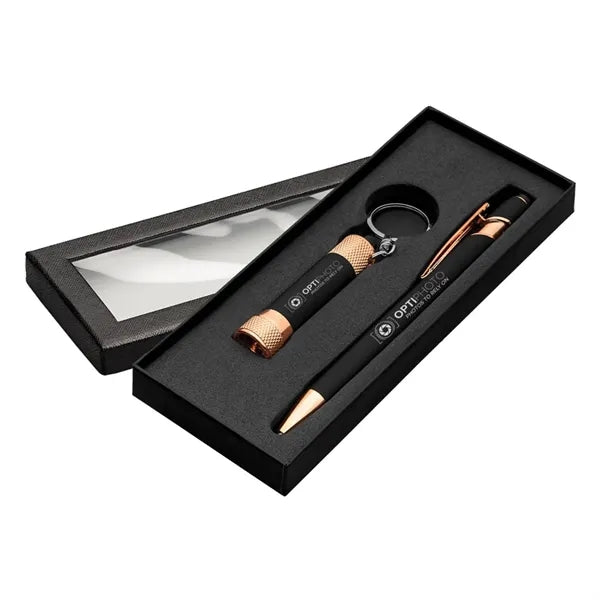 Soft Touch PEN & Flashlight Gift Set