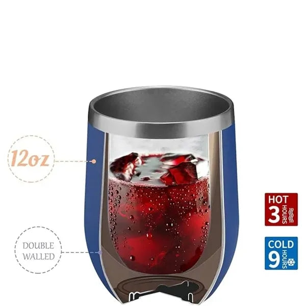 12oz Stainless Steel Glass Set