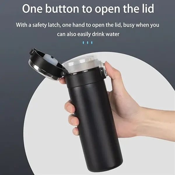 Smart Water Bottle with LED Temperature Display
