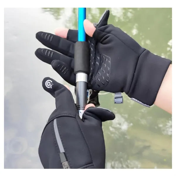 Windproof Anti-Slip Warm Cycling Gloves W/ Touchscreen