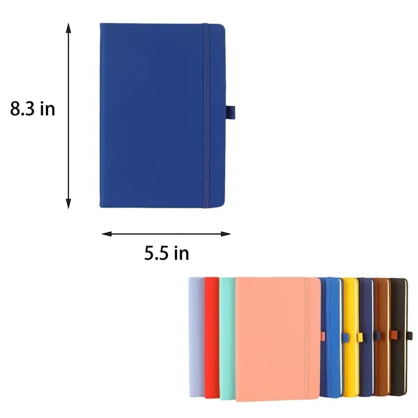 A5 Leather Hardcover Lined Notebooks