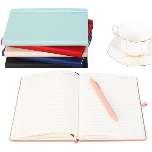 A5 Leather Hardcover Lined Notebooks