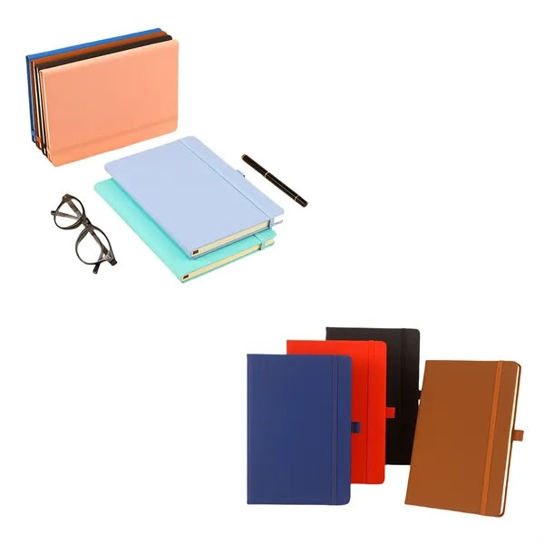 A5 Leather Hardcover Lined Notebooks