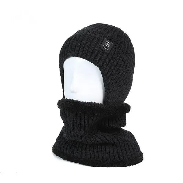 Warm Knitted Beanie Winter Hats Ear Covers