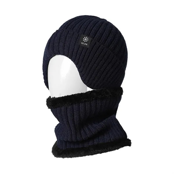 Warm Knitted Beanie Winter Hats Ear Covers