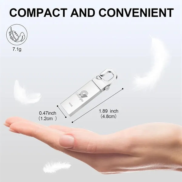 64GB USB Flash Drive Portable Waterproof for Laptop Computer