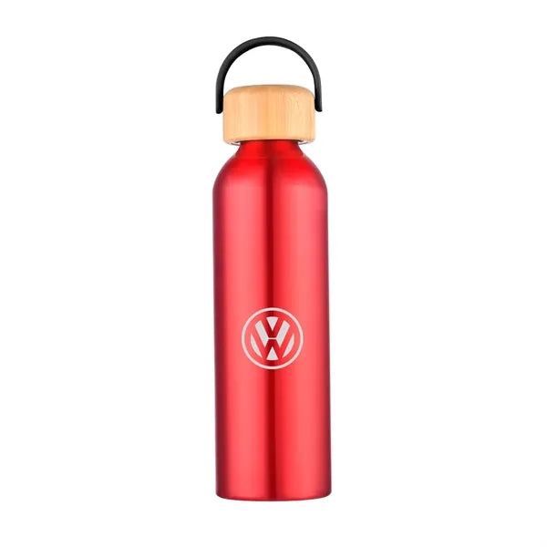EcoSip 21oz / 24oz Aluminum Bottle with Bamboo Lid