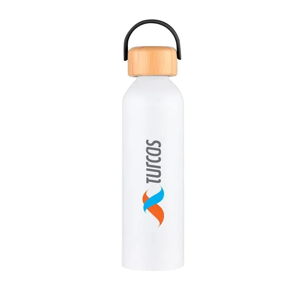 EcoSip 21oz / 24oz Aluminum Bottle with Bamboo Lid
