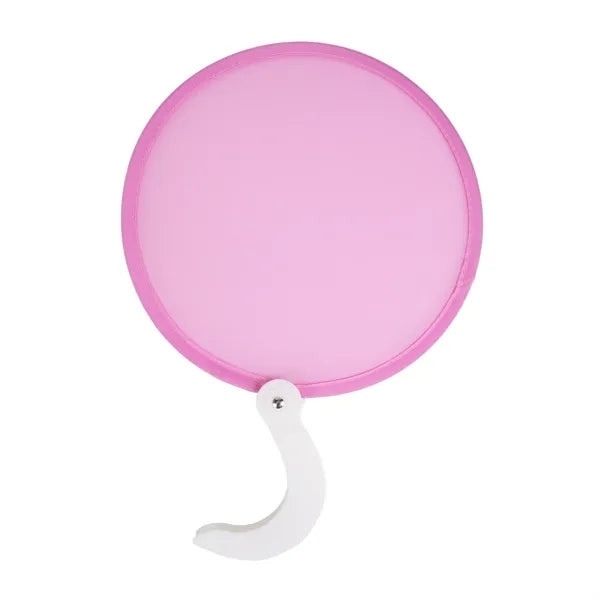 Pop Up Foldable Fan With Handle