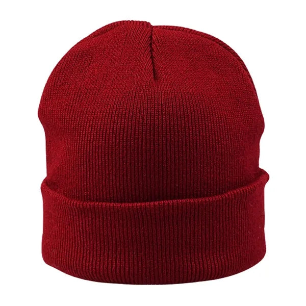 Solid Color Thick Knit Hat