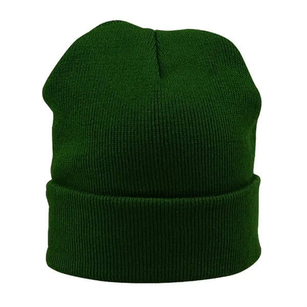 Solid Color Thick Knit Hat
