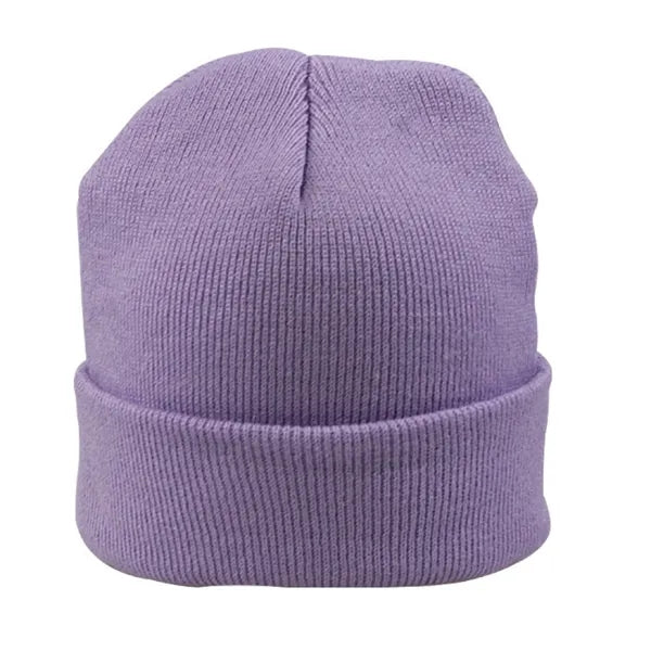 Solid Color Thick Knit Hat