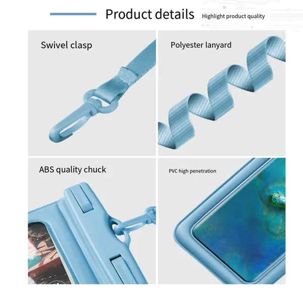 Phone Double-Sided Transparent Waterproof Bag/Rafting Use