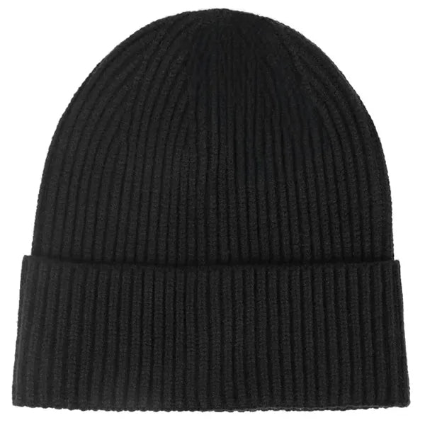 Knit Acrylic Soft Cuffed Ribbed Beanie