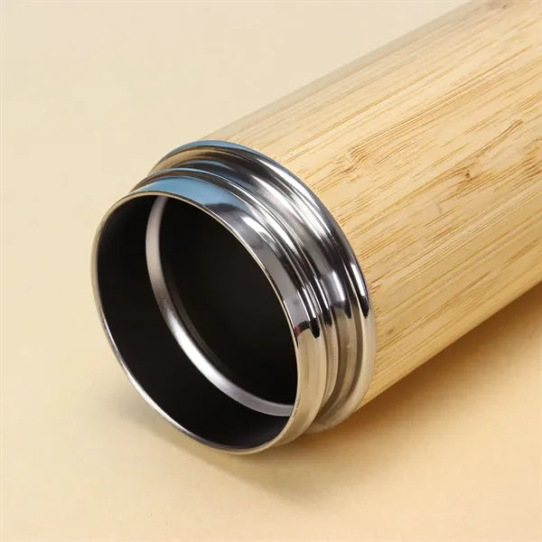 12oz Eco Friendly Bamboo Water Bottle
