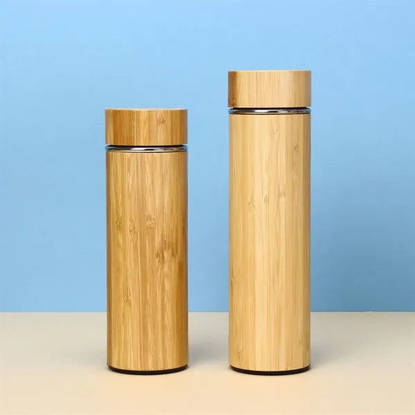12oz Eco Friendly Bamboo Water Bottle