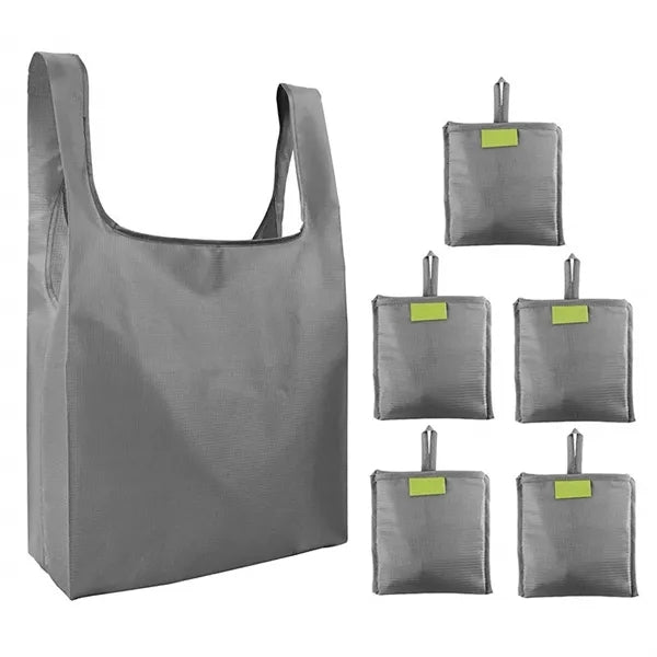Waterproof Folding Shopping Bag Into Pouch