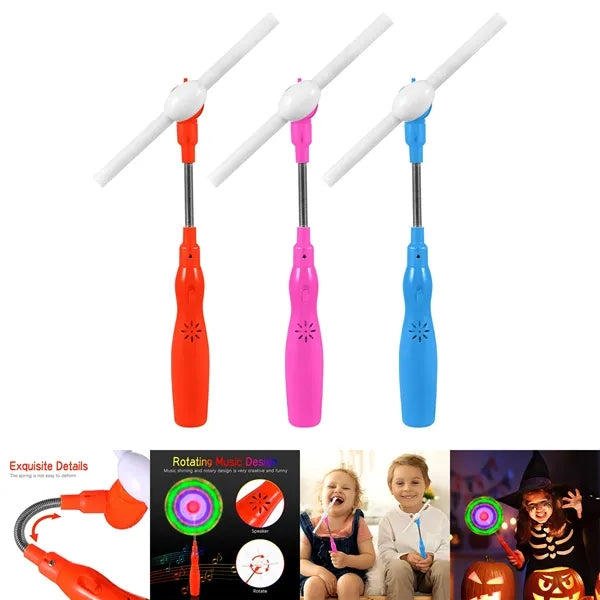 Light Up Windmill Toy Led Hand Fan