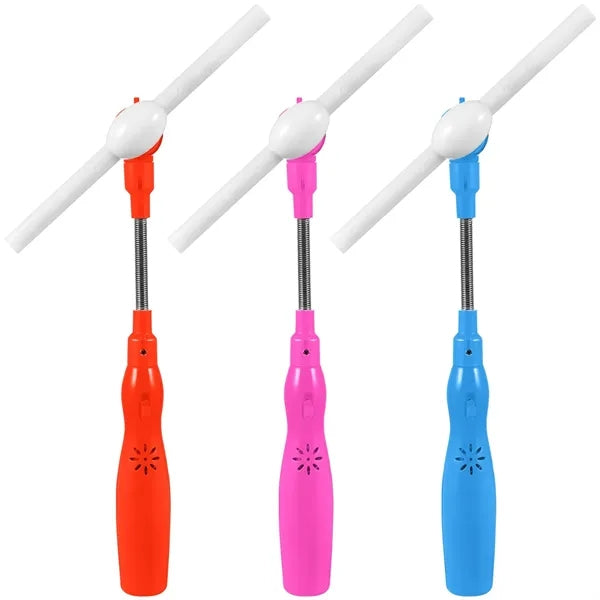 Light Up Windmill Toy Led Hand Fan