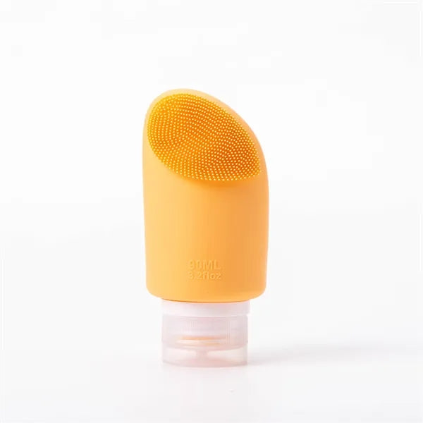 Toiletries Silicone Travel Bottles Container with Brush