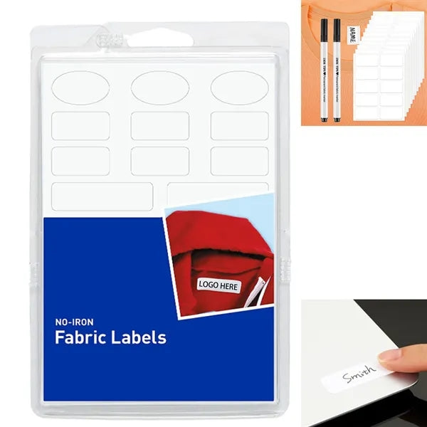 No-Iron Fabric Clothing Labels Name Tag Sticker