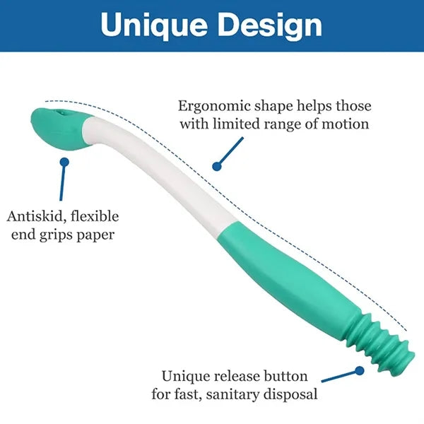 Long Reach Butt Wiper Toilet Aids Wipping Tool