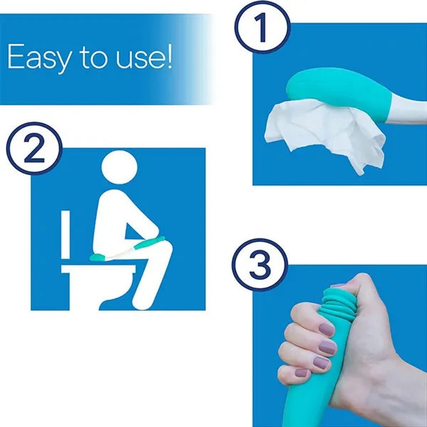 Long Reach Butt Wiper Toilet Aids Wipping Tool