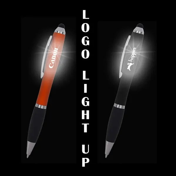 Logo Light UP Stylus Ball Pen