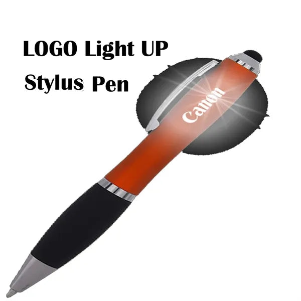 Logo Light UP Stylus Ball Pen