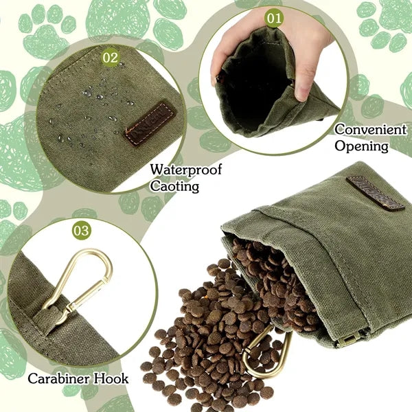 Portable Dog Treat Pouch Pet Training Bag