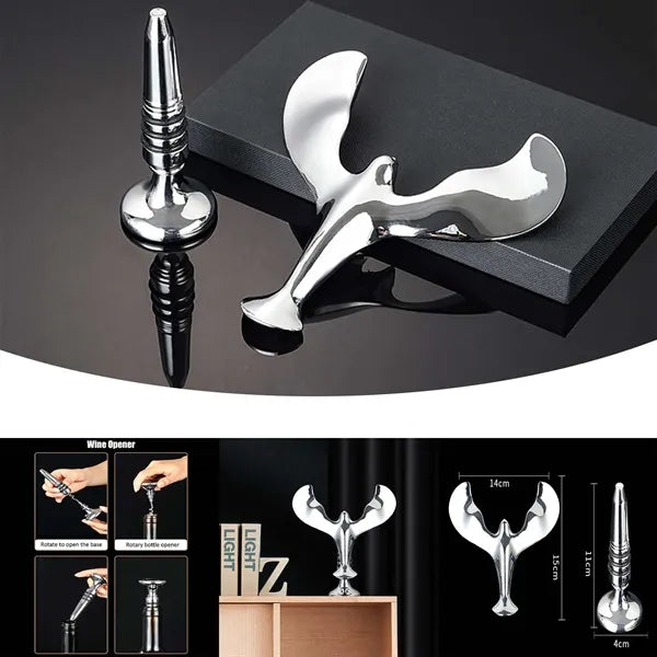 Wine Bottle Opener, Eagle Tabletop Decoration Fidget