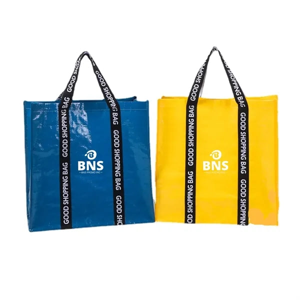 Sewing Laminated PP Woven Tote Bag Handled Cooler Bag