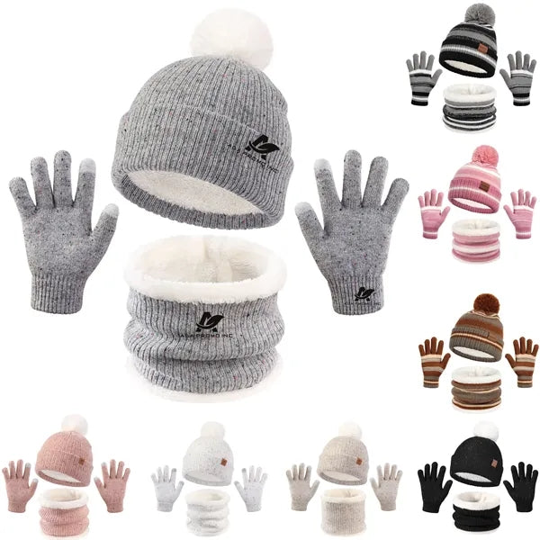 Kids Hat Scarf Glove Set