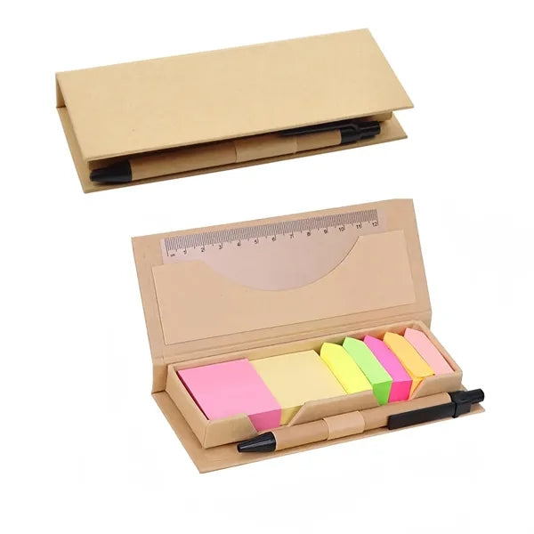 Kraftpaper Sticky Memo Note Set