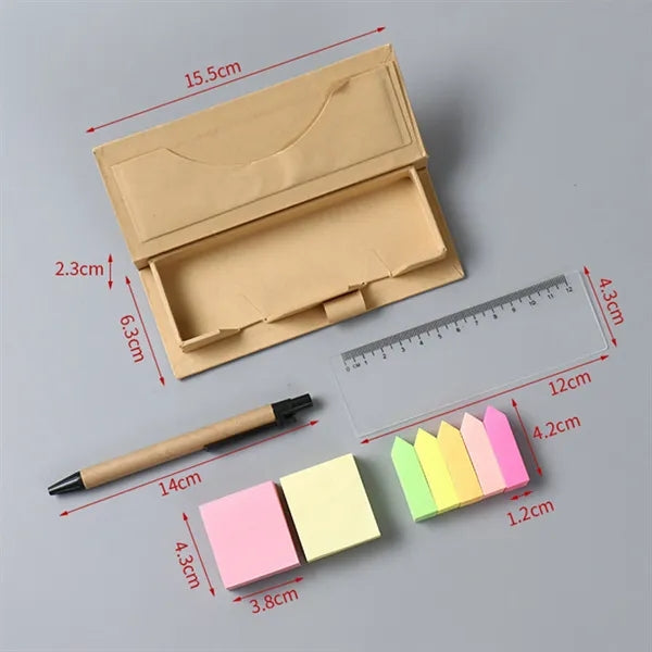 Kraftpaper Sticky Memo Note Set