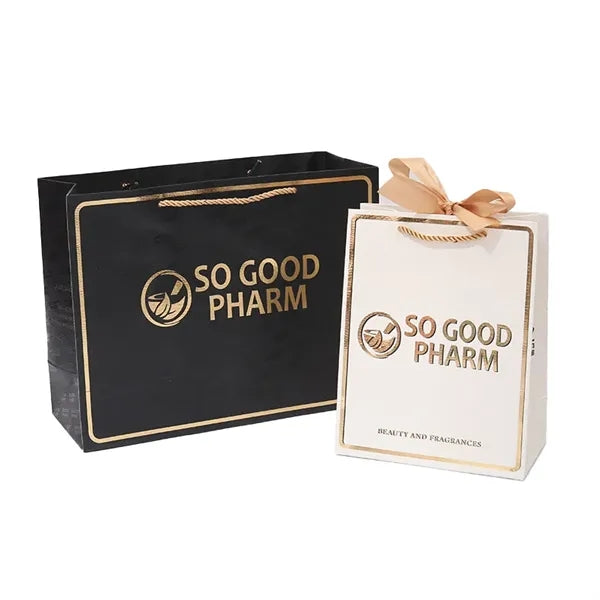 White Card Packing Bags