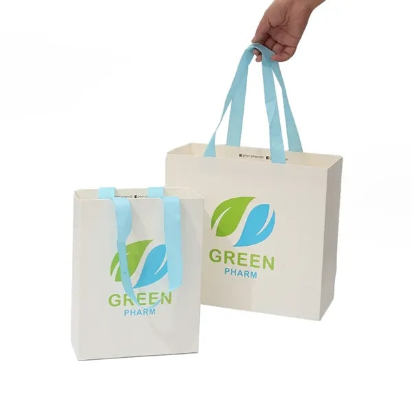 White Card Packing Bags
